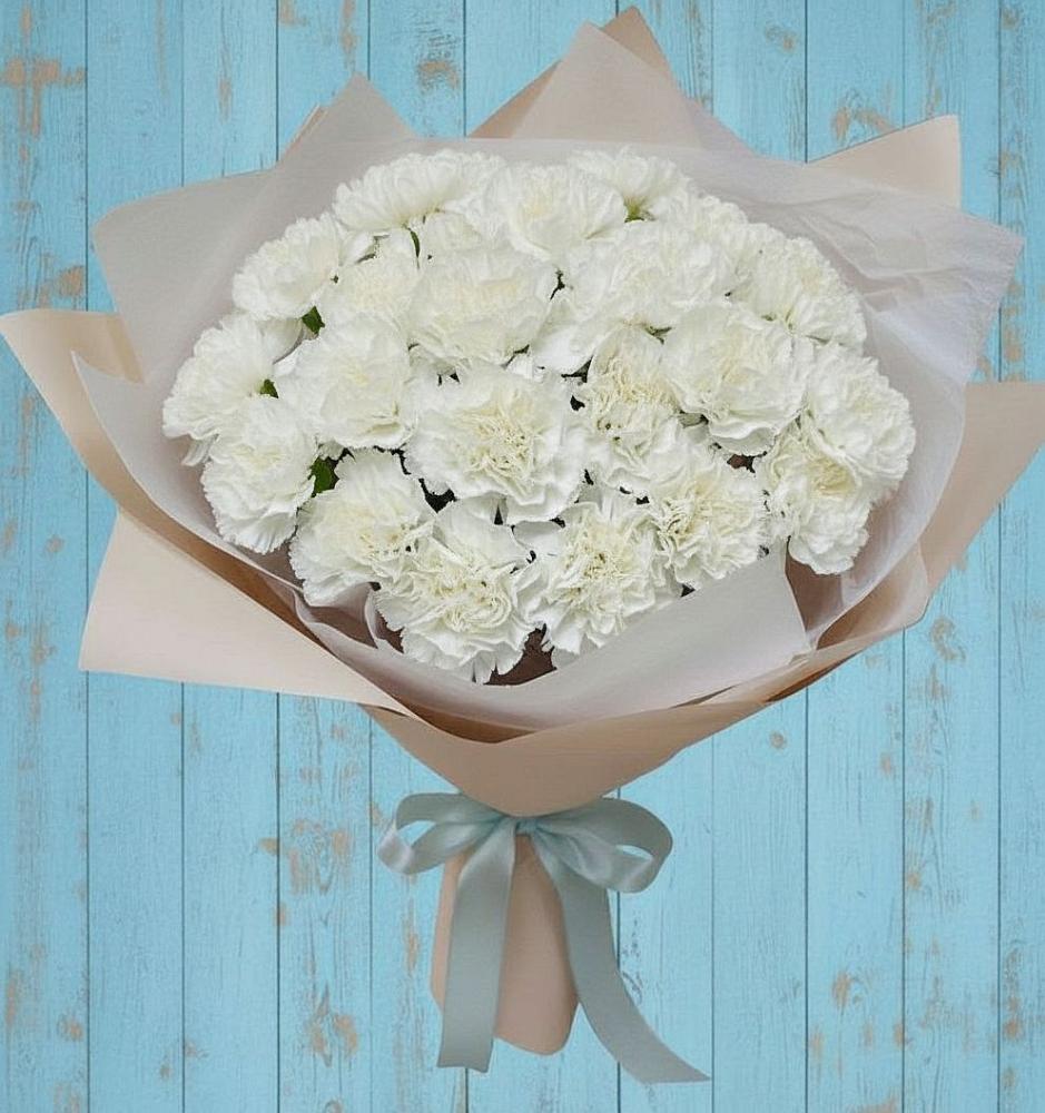 Букет цветов из: Гвоздики в Долаково