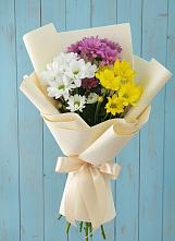 Букет цветов из:  Хризантемы в Долаково