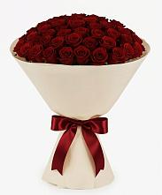Букет 101 Бордовая роза Блэк Бакарра в Долаково