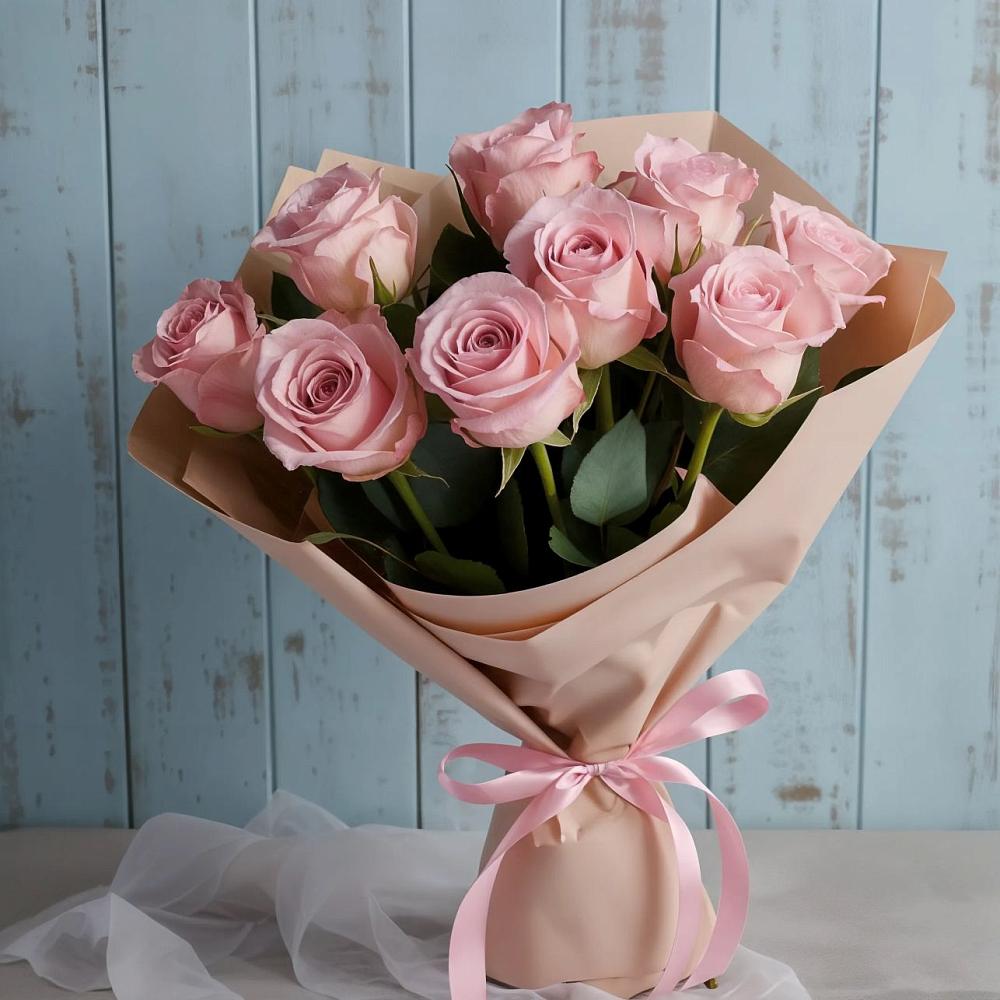 Букет цветов из: Розы в Долаково