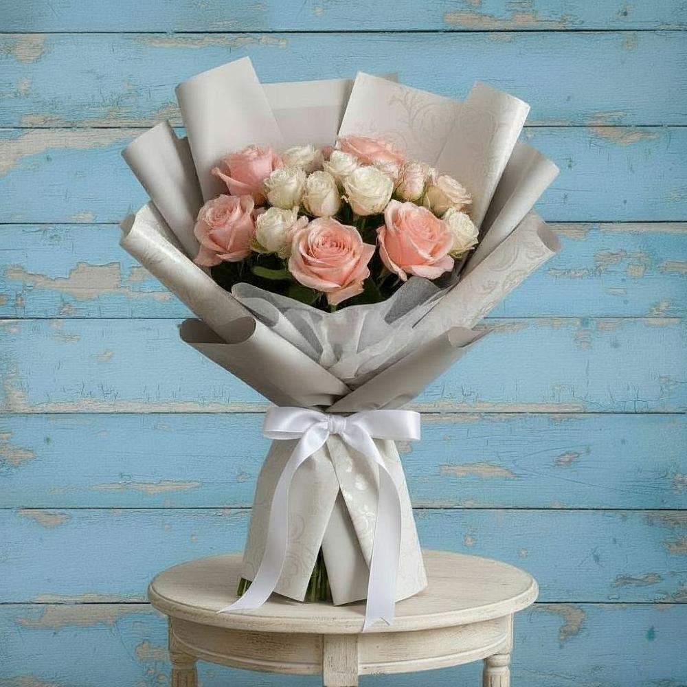 Букет цветов из: Розы в Долаково