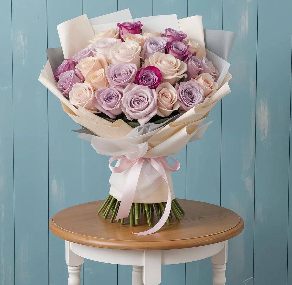 Букет цветов из: Розы в Долаково