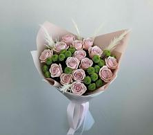 Букет цветов из:  Розы и Хризантемы в Долаково
