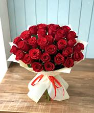 Букет 29 Красных роз в Долаково