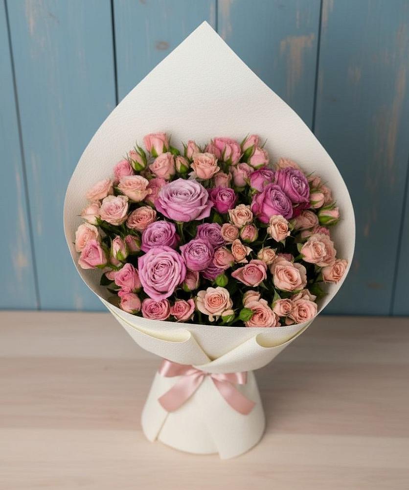 Букет цветов из: Розы в Долаково