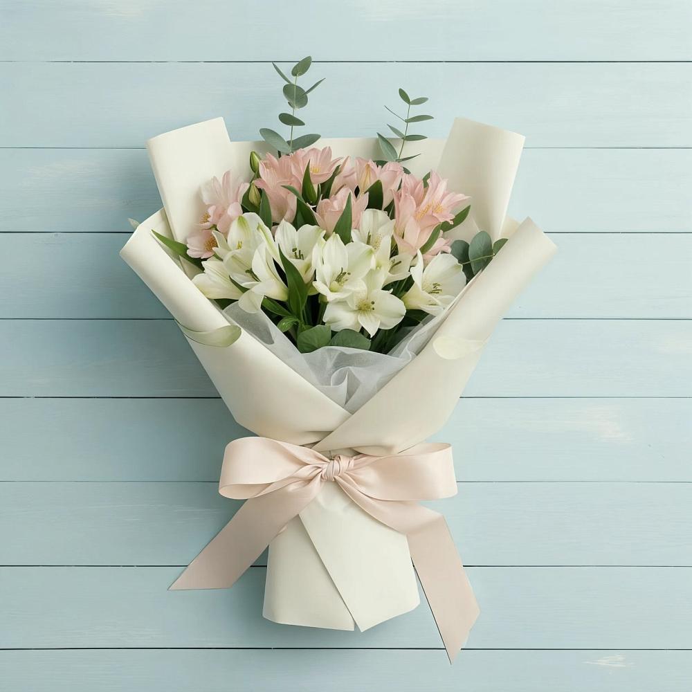 Букет цветов из: Альстромерии в Долаково