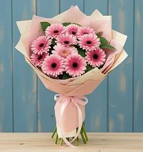 Букет цветов из:  Герберы в Долаково
