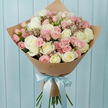 Букет цветов из:  Розы в Долаково